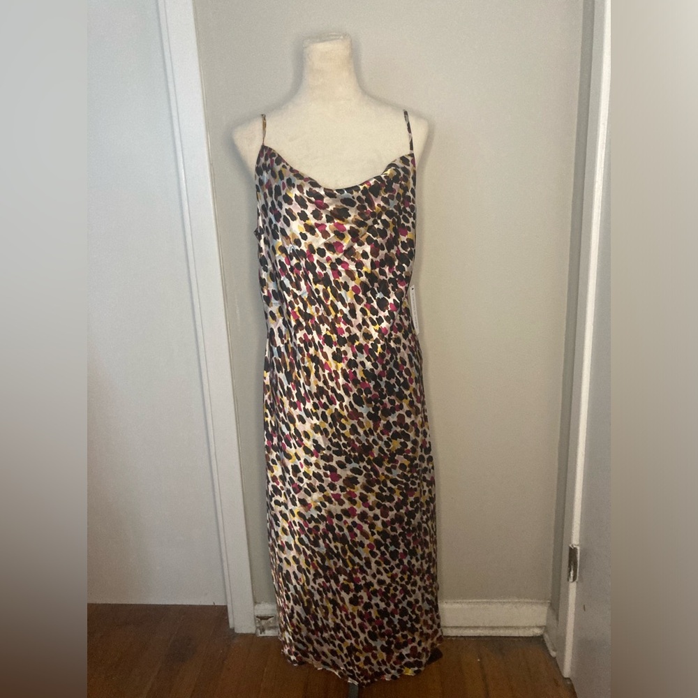 Emma & Michele Cheetah Slip Dress - Picture 2 of 6